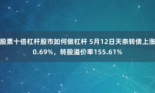 股票十倍杠杆股市如何做杠杆 5月12日天奈转债上涨0.69%，转股溢价率155.61%