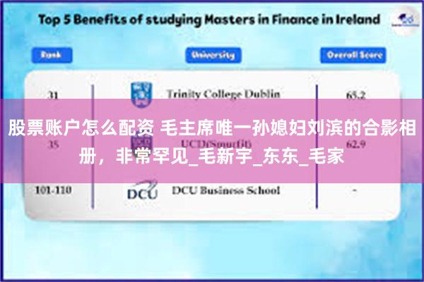 股票账户怎么配资 毛主席唯一孙媳妇刘滨的合影相册，非常罕见_毛新宇_东东_毛家